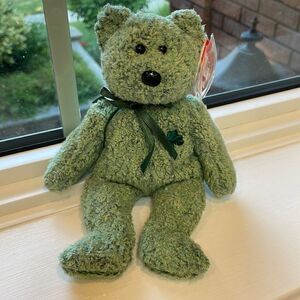 Shamrock The Bear 2000 Ty Beanie Baby Mint Condition with all tags attached